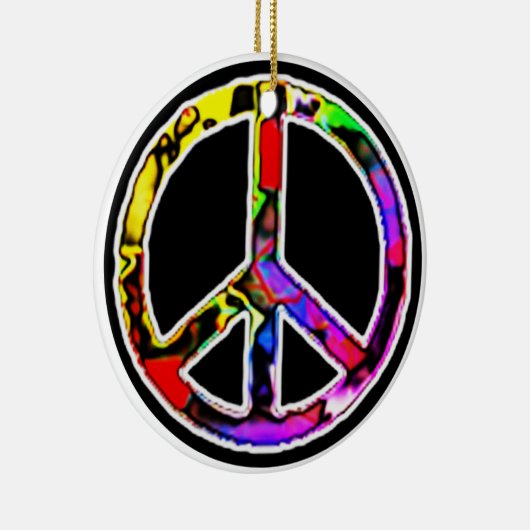 Friedenszeichen Keramikornament (Rechts)