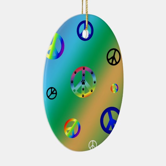Friedenszeichen Keramikornament (Rechts)