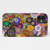 Friedenszeichen knöpft Collage Case-Mate iPhone Hülle (Rückseite (Horizontal))