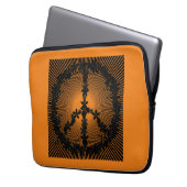 Friedenszeichen, Kunst Laptopschutzhülle (Vorderseite Links)
