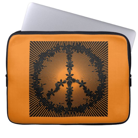 Friedenszeichen, Kunst Laptopschutzhülle (Vorderseite)