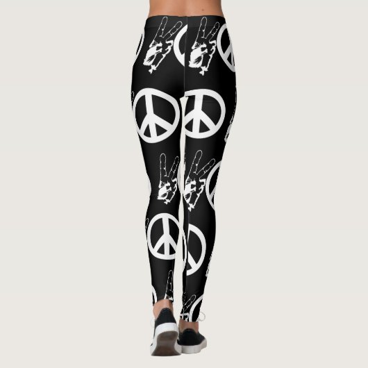 FRIEDENSZEICHEN LEGGINGS (Rückseite)