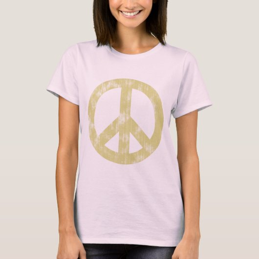 Friedenszeichen-Licht erschüttert T-Shirt (Vorderseite)
