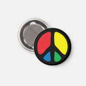 Friedenszeichen Magnet (Vorderseite/Rückseite)