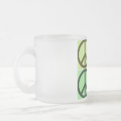 Friedenszeichen Mattglastasse (Links)