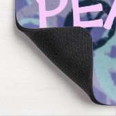 Friedenszeichen-Mauspad mit Camouflage-Optik Mousepad (Ecke)