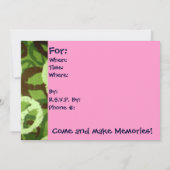 Friedenszeichen Mix-Einladung Einladung (Rückseite)