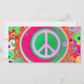 Friedenszeichen, Mond, Sterne und alles (Vorderseite)