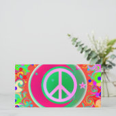 Friedenszeichen, Mond, Sterne und alles (Stehend Vorderseite)