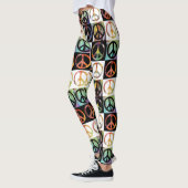 Friedenszeichen-Mosaik Leggings (Links)