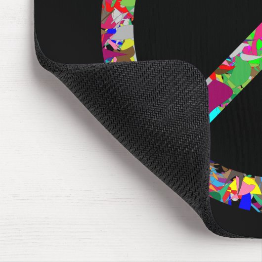 Friedenszeichen Mousepad (Ecke)