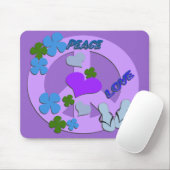 Friedenszeichen Mousepad (Mit Mouse)
