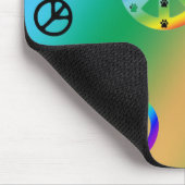 Friedenszeichen Mousepad (Ecke)