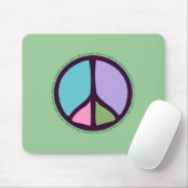 Friedenszeichen Mousepad (Mit Mouse)
