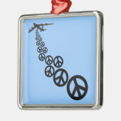 Friedenszeichen Ornament Aus Metall (Links)