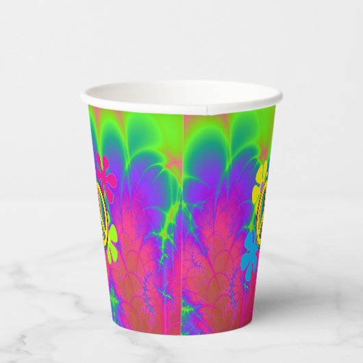 Friedenszeichen Pappbecher (Rechts)