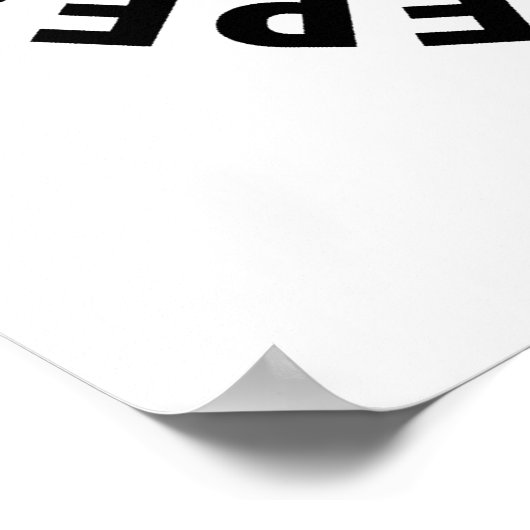 Friedenszeichen Poster (Ecke)