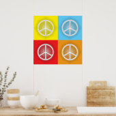 FRIEDENSZEICHEN POSTER (Küche)