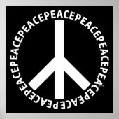 Friedenszeichen Poster (Vorne)