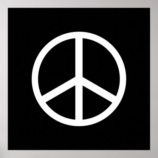 Friedenszeichen Poster (Vorne)