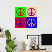 Friedenszeichen Poster (Heimbüro)