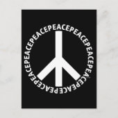 Friedenszeichen Postkarte (Vorderseite)