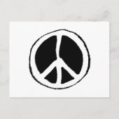 Friedenszeichen Postkarte (Vorderseite)