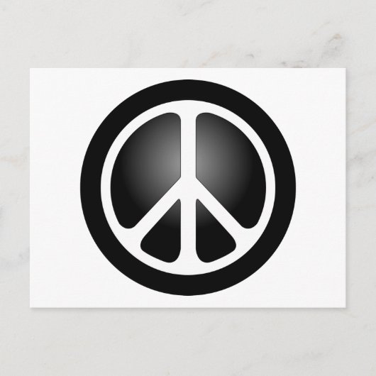 Friedenszeichen Postkarte (Vorderseite)