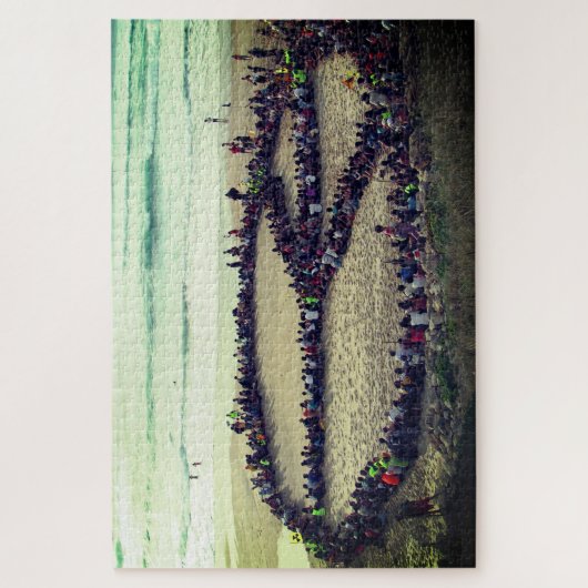 Friedenszeichen Puzzle (Vertikal)