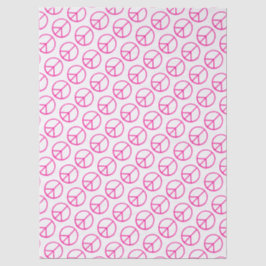 Friedenszeichen Rosa Groovy Farbige Fun Seidenpapier