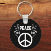 FRIEDENSZEICHEN SCHLÜSSELANHÄNGER (Vorderseite)