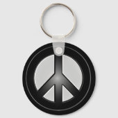 Friedenszeichen Schlüsselanhänger (Vorderseite)