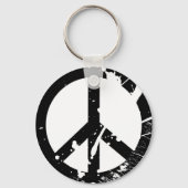 Friedenszeichen Schlüsselanhänger (Vorderseite)