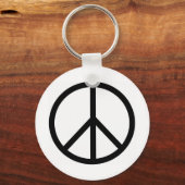 Friedenszeichen Schlüsselanhänger (Vorderseite)