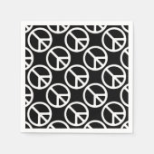 Friedenszeichen Serviette (Vorderseite)