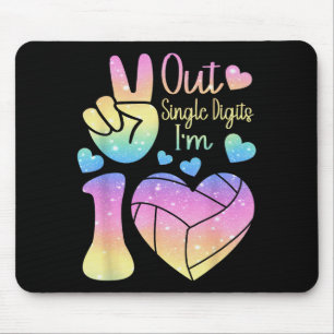 Friedenszeichen Single-Digits 10 Volleyball 10. Mousepad