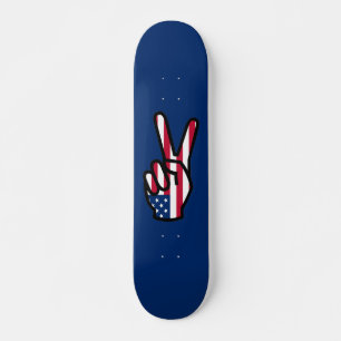 Friedenszeichen Skateboard
