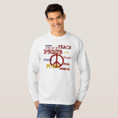 Friedenszeichen/Symbol T-Shirt (Vorne ganz)