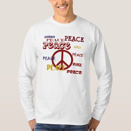 Friedenszeichen/Symbol T-Shirt (Vorderseite)