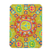 Friedenszeichen, Symbole Magnet (Vertikal)