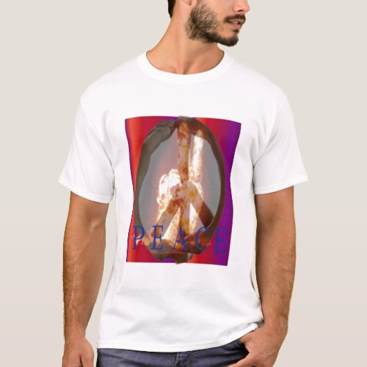 Friedenszeichen T-Shirt (Vorderseite)