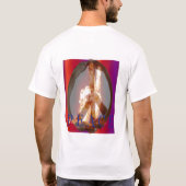 Friedenszeichen T-Shirt (Rückseite)