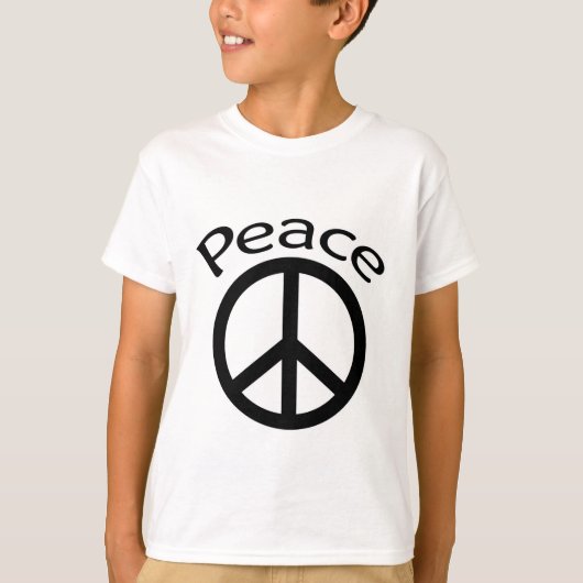 Friedenszeichen T-Shirt (Vorderseite)