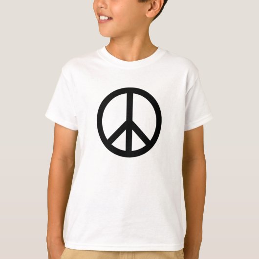 Friedenszeichen T-Shirt (Vorderseite)