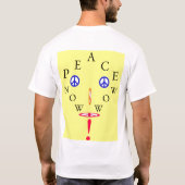 Friedenszeichen T-Shirt (Rückseite)
