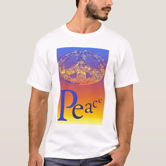 Friedenszeichen T-Shirt (Vorderseite)