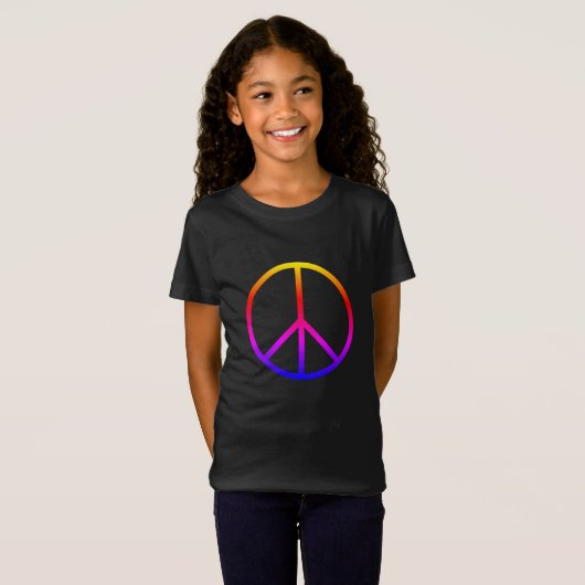 Friedenszeichen - T-Shirt (Vorne ganz)