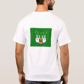 Friedenszeichen T-Shirt (Rückseite)