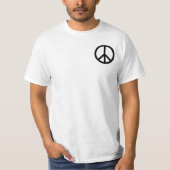 FRIEDENSzeichen-T-SHIRT T-Shirt (Vorderseite)
