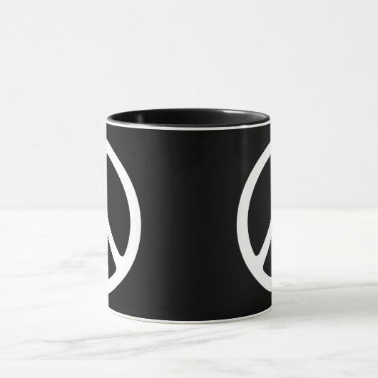 Friedenszeichen Tasse (Zentrum)